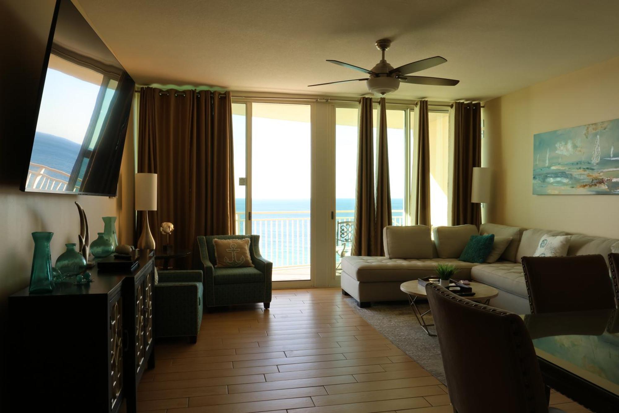 Aqua 1504 Beachfront Condo With Free Beach Chairs Panama City Beach Bagian luar foto